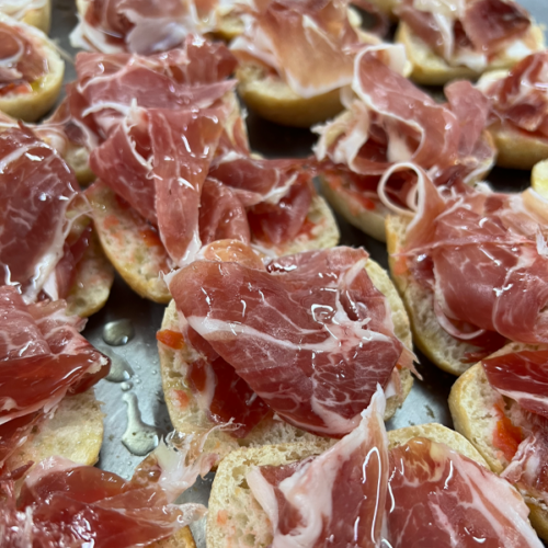 Montadito Chapata Jamon Pais